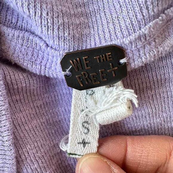 Free People We the Free Palisades Off the Shoulder Tunic Raglan Sleeve Top SMALL - Picture 7 of 10